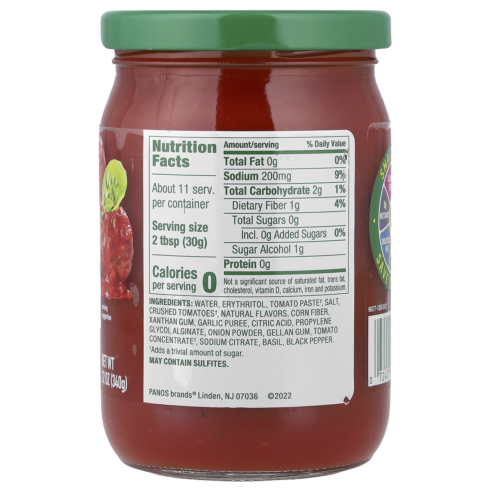 Walden Farms, Tomato Basil Dipping Sauce, 12 oz (340 g) - Image 2