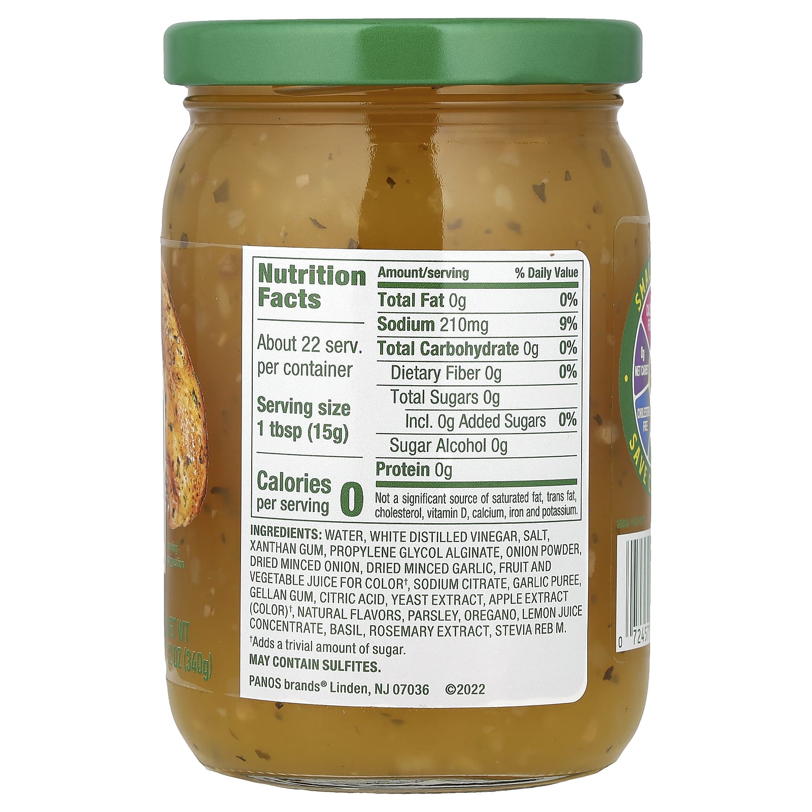 Walden Farms, Garlic Herb Sauce & Marinade, 12 oz (340 g) - Image 2