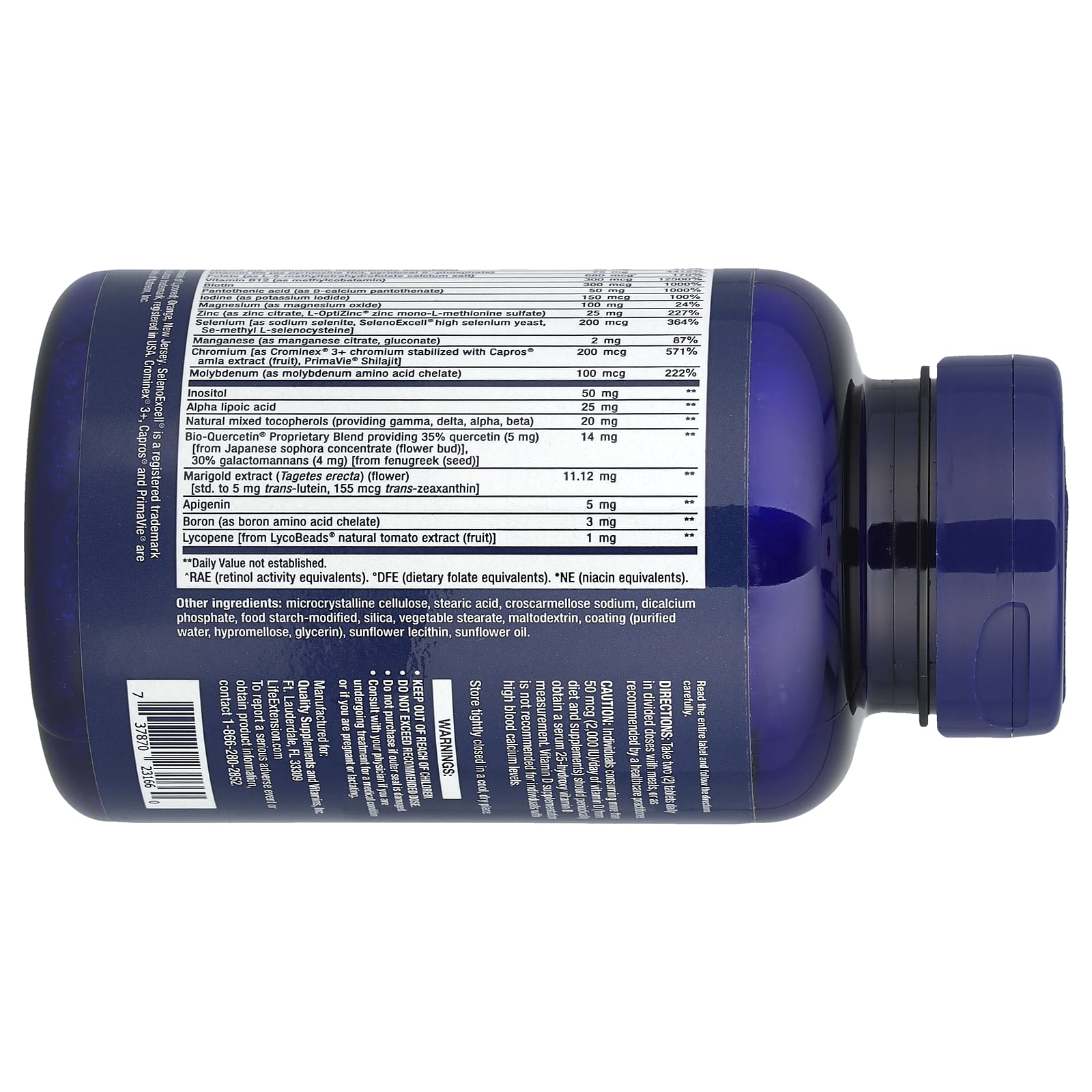 Life Extension, Two-Per-Day Multivitamin, 60 Tablets - Image 3