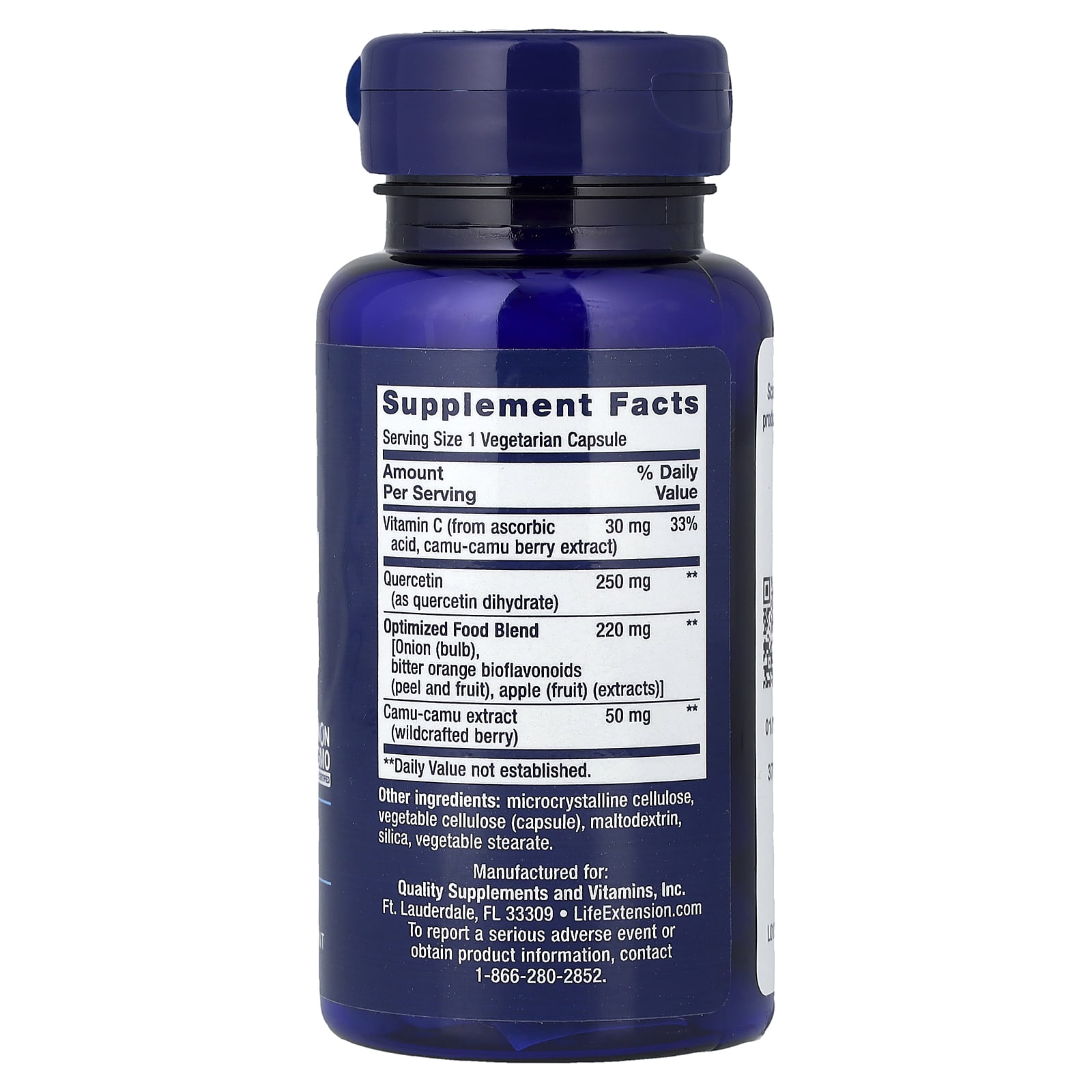 Life Extension, Optimized Quercetin, 60 Vegetarian Capsules - Image 2
