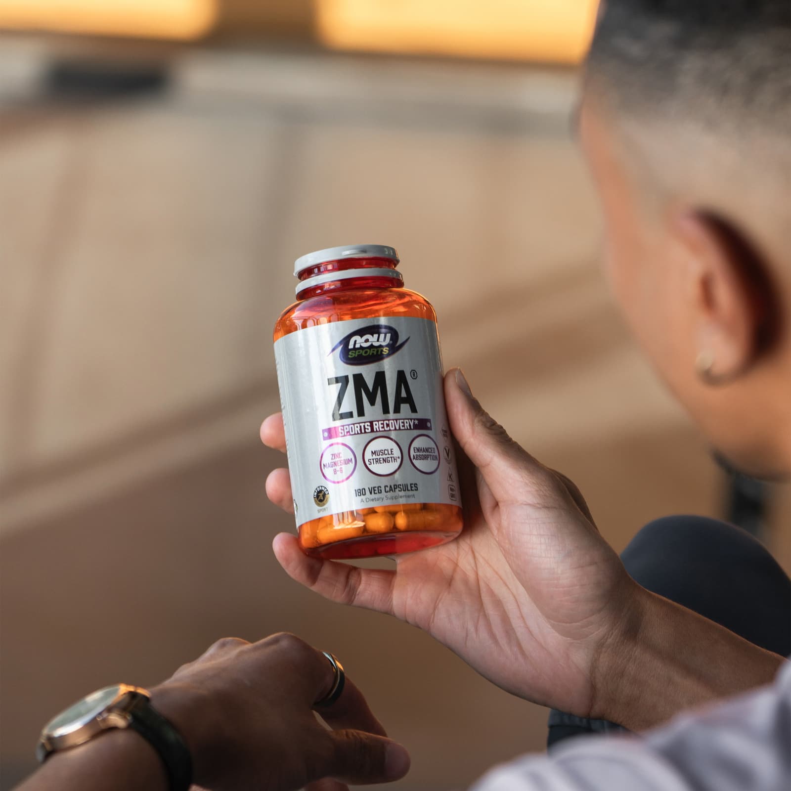 NOW Foods, Sports, ZMA®, 180 Veg Capsules - Image 5