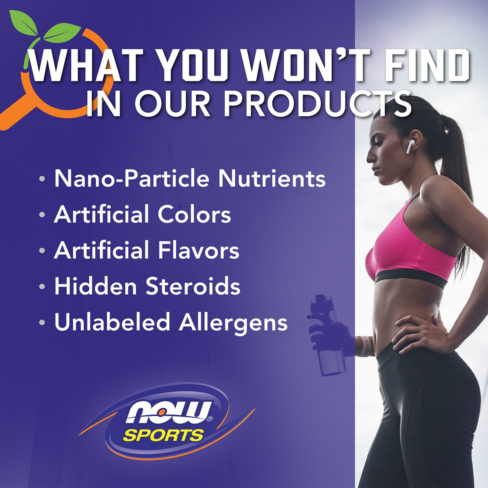 NOW Foods, Sports, Creatine Monohydrate, 750 mg, 240 Veg Capsules - Image 4