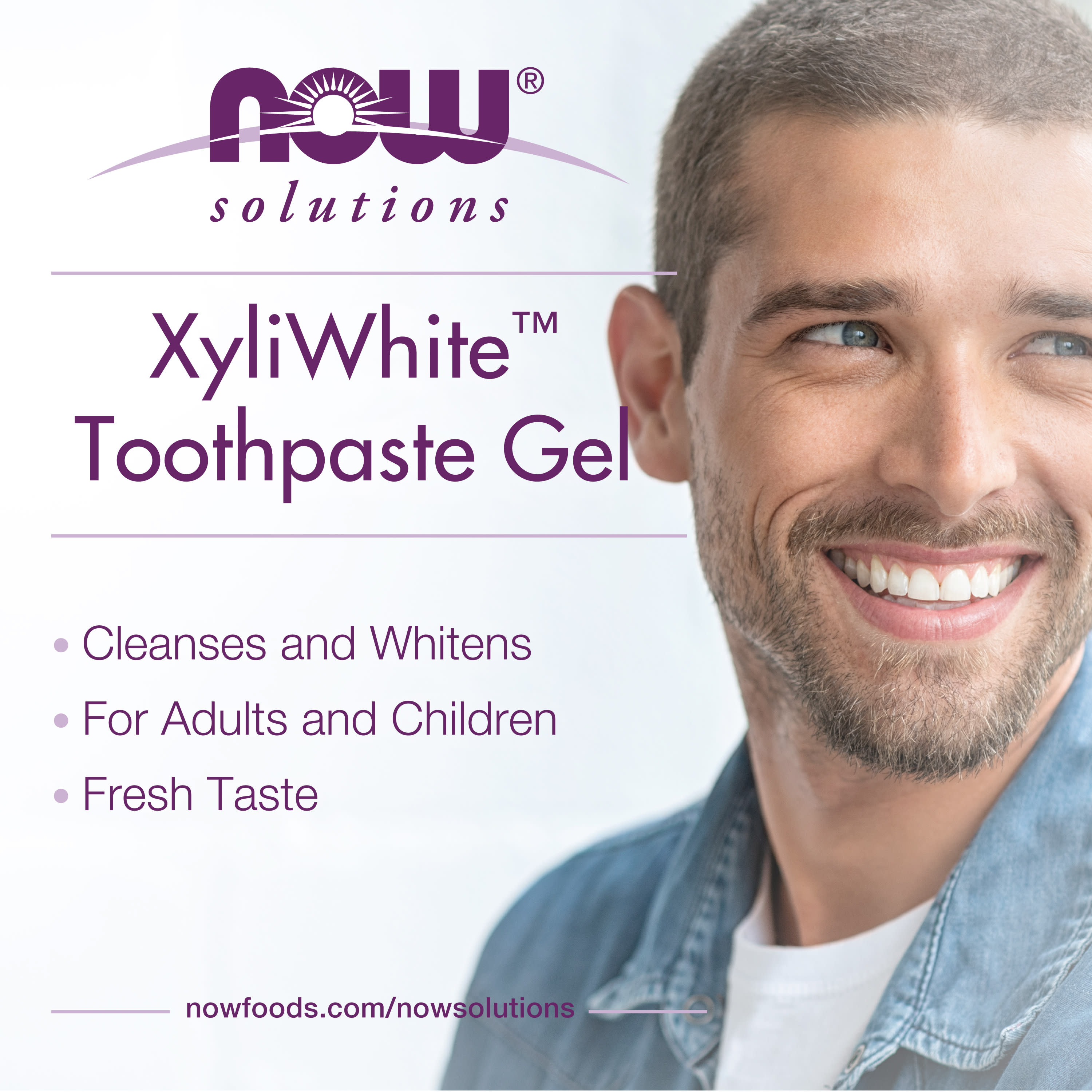NOW Foods, Solutions, XyliWhite™, Toothpaste Gel, Coconut Oil, Mint, 1 oz (28 g) - Image 4