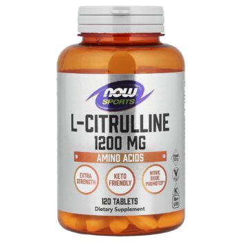 NOW Foods, Sports, L-Citrulline, 1,200 mg, 120 Tablets