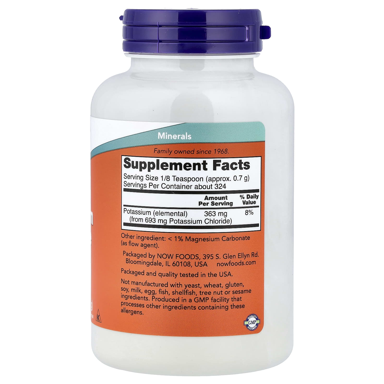 NOW Foods, Potassium Chloride Powder, 8 oz (227 g) - Image 2