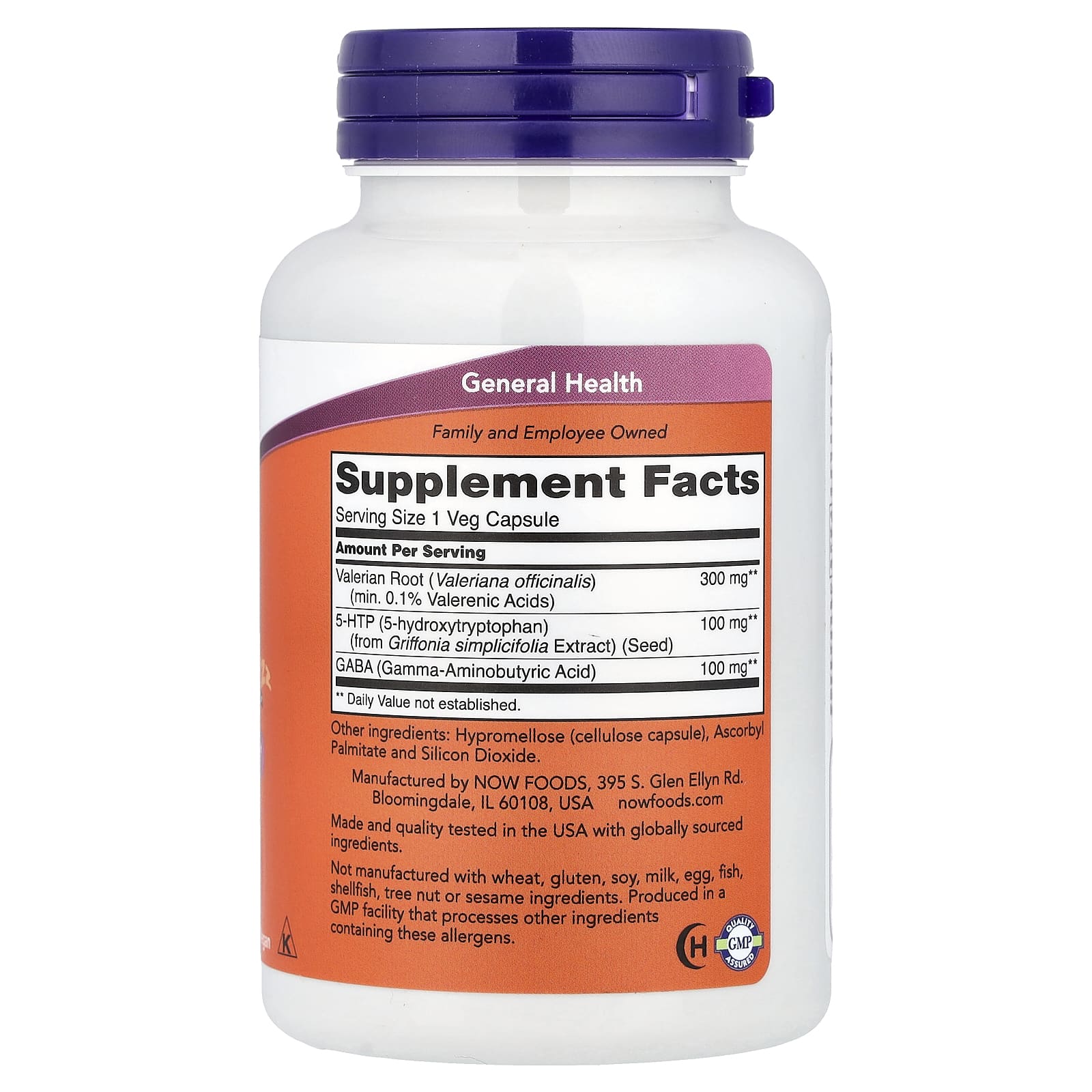 NOW Foods, Sleep, 90 Veg Capsules - Image 2