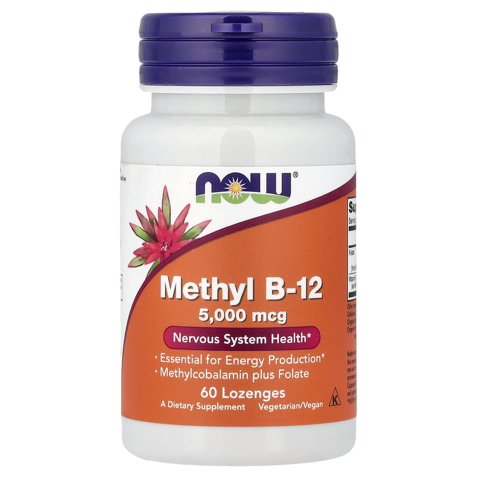 NOW Foods, Methyl B-12, 60 Lozenges