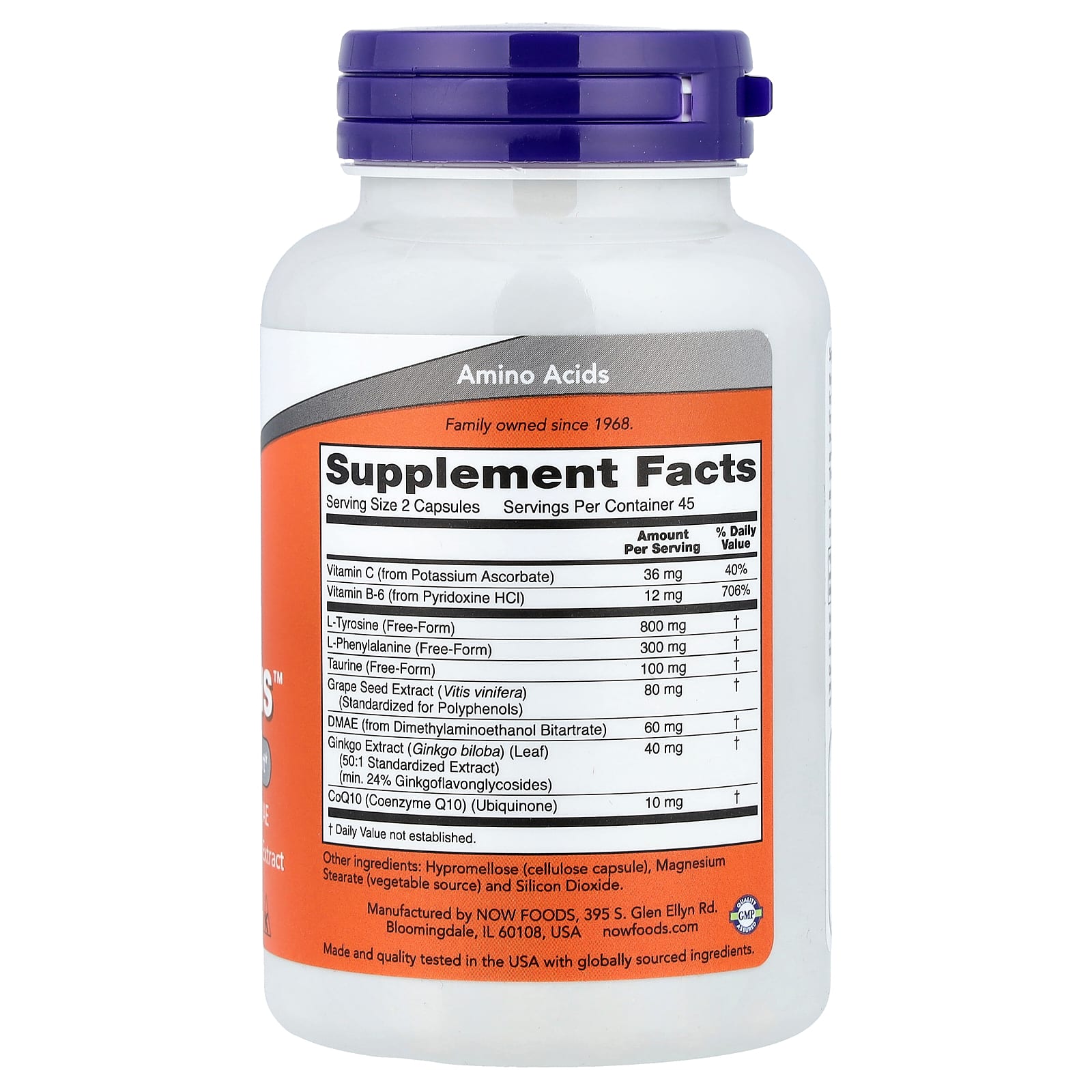NOW Foods, True Focus™, 90 Capsules - Image 2