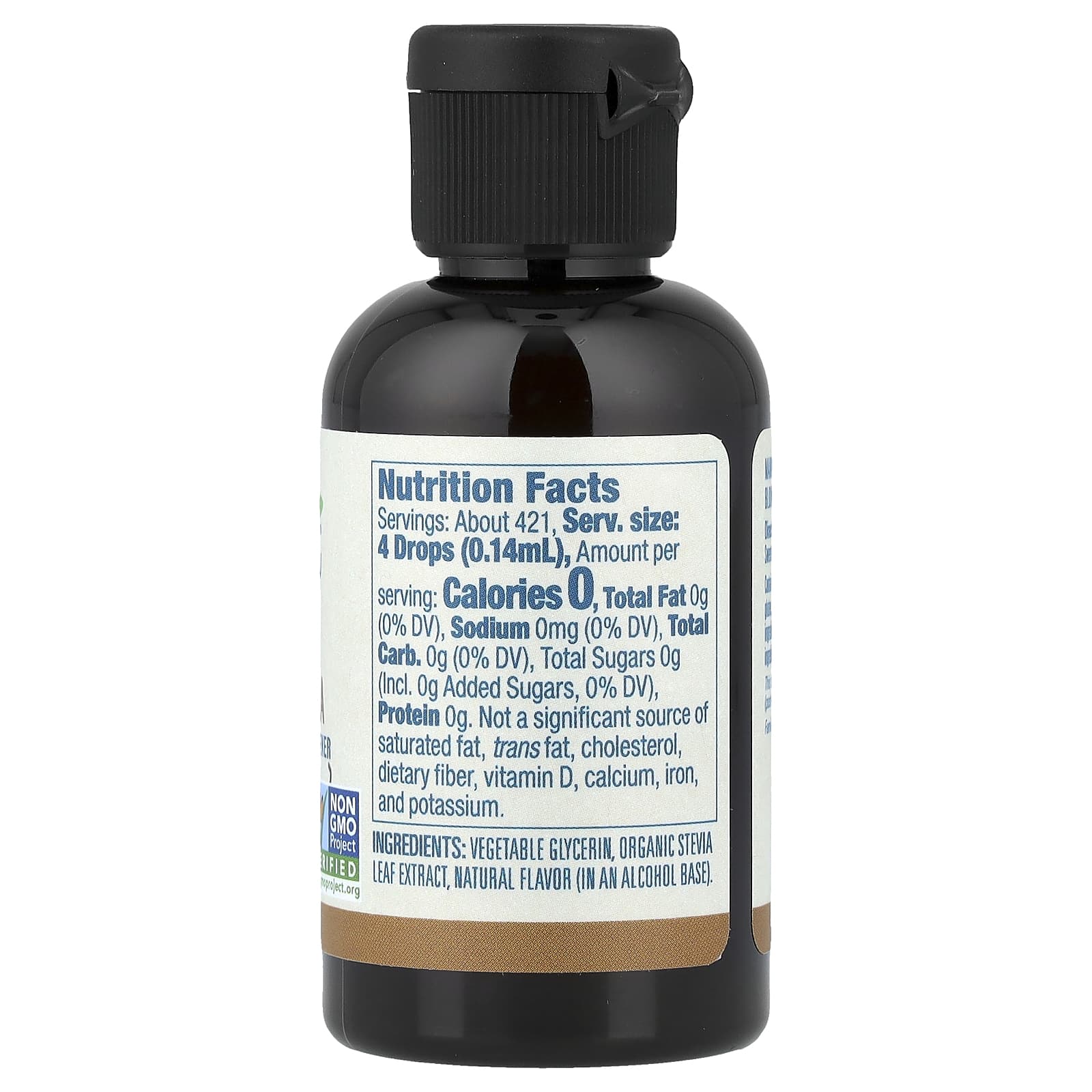 NOW Foods, Better Stevia®, Zero-Calorie Liquid Sweetener, French Vanilla, 2 fl oz (59 ml) - Image 2